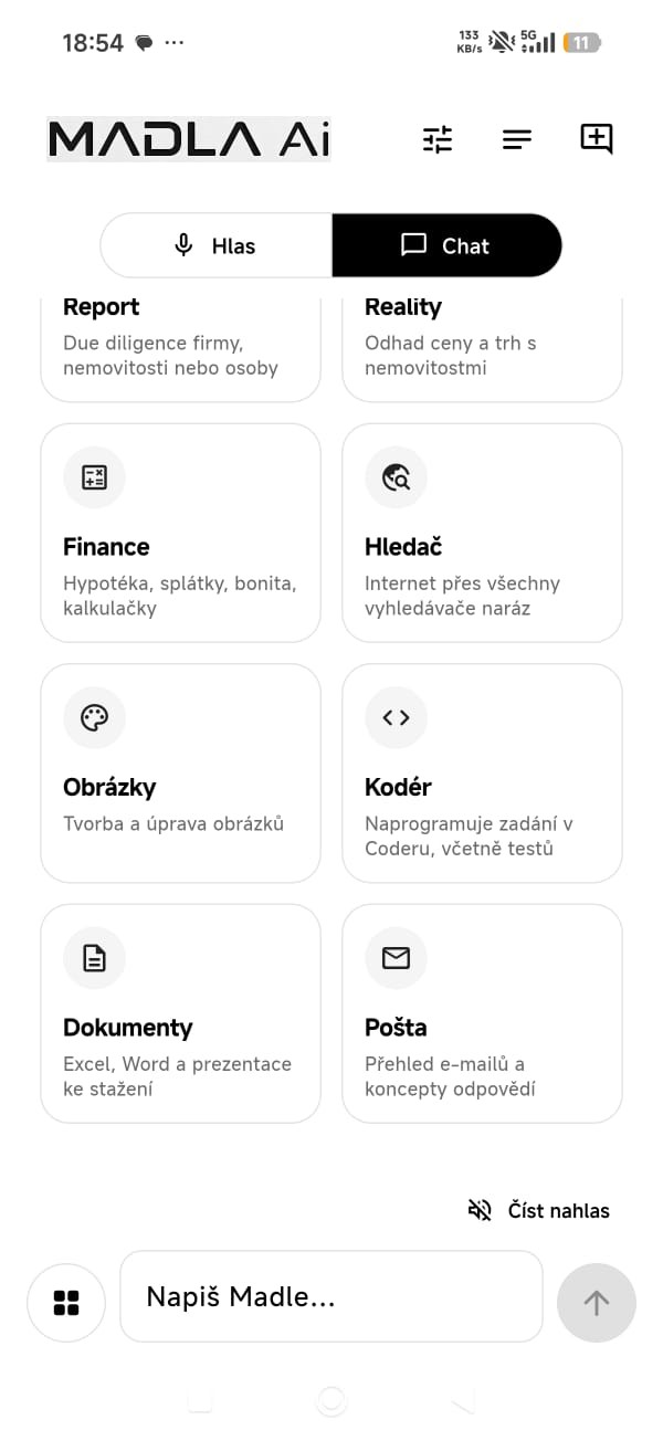 MADLA Ai — Kategorie